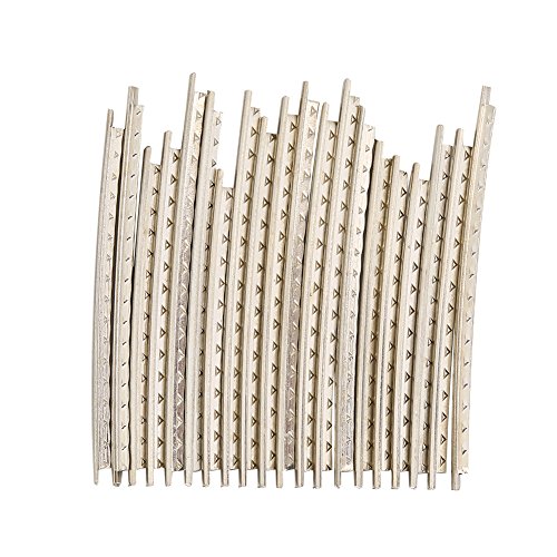20 piezas de cables de traste, juego de cables de traste de cobre para guitarra de 2 mm para guitarras populares