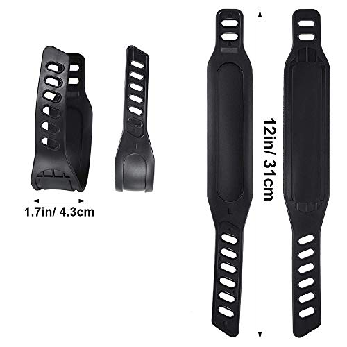 4 Piezas de Correas de Pedal para Bicicleta de Ejercicio, Longitud Ajustable Correas de Pedal Se Adapta A La Mayoría de Los Pedales de Bicicleta Bicicleta de Ejercicio