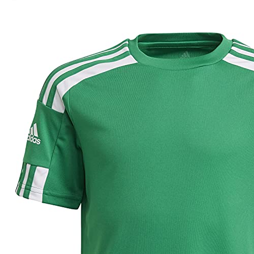 adidas GN5743 Squad 21 JSY Y T-Shirt Boy's Team Green/White 5-6A
