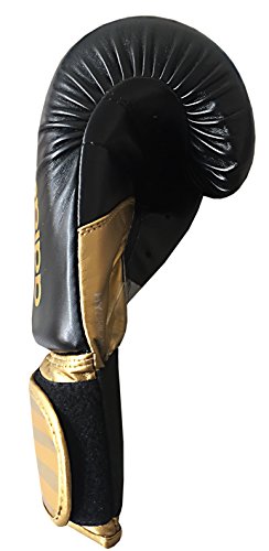 adidas Guantes de Boxeo Unisex para Hombres y Mujeres y niños, Entrenamiento híbrido 100 6 onzas 8 oz 10 oz 12 oz 14 oz 16 oz 16 oz oz Oro, 10 oz