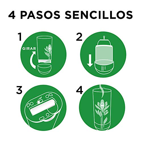 Air Wick Freshmatic Aparato y Recambio de Ambientador Spray Automático, Esencia para Casa con Aroma a Oasis Turquesa - 1 Aparato + 1 Recambio, Negro (3040036)
