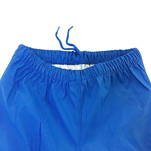 AMIYAN Pantalones de lluvia para niños, impermeables, transpirables, para niñas y niños azul 86/92 cm