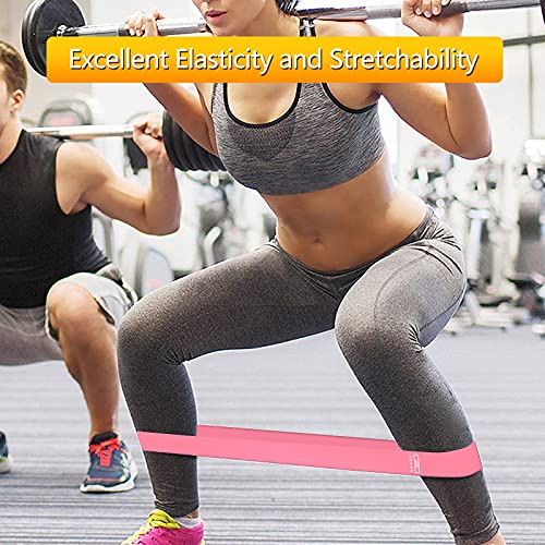 Bandas Elásticas Fitness/Bandas de Resistencia Bandas Elasticas Musculacio Banda elástica Látex Natural Bandas para Entrenar Piernas Glúteos Yoga, Pilates, Crossfit, Musculacion y Recuperación