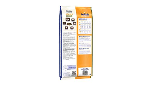 bosch HPC Adult con ave fresca y mijo | Alimento seco para perros adultos de todas las razas | 1 x 15 kg