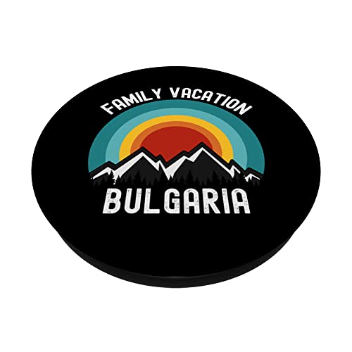 Bulgaria traje de vacaciones familiares a juego PopSockets PopGrip Intercambiable