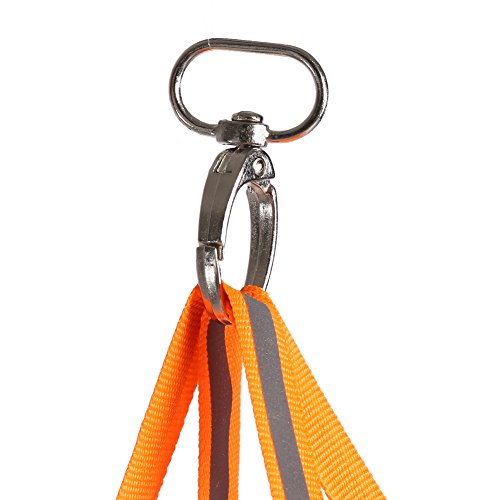 Cafopgrill Fluorescente Naranja Direccional Manga de Viento Aeropuerto Manga de Viento Rip-Stop Indicador de calcetín de Viento al Aire Libre Bolsa de medición con cinturón Reflectante Nylon(100CM)