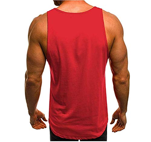 Camiseta de Tirantes Deportiva Hombre Tirantes Culturismo Fitness Deportiva. Ropa Deporte Masculina para Entrenar Gym