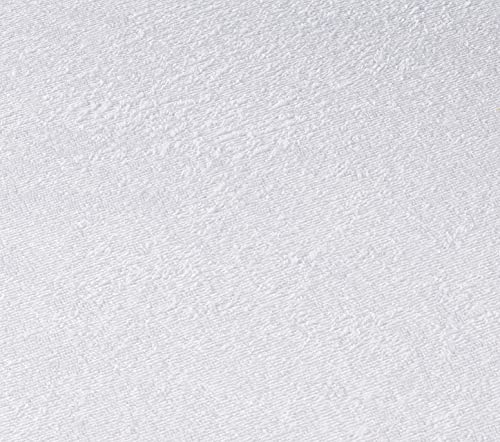 Cándido Penalba Super - Protector de colchón, rizo impermeable, 90 x 190/200 cm, blanco