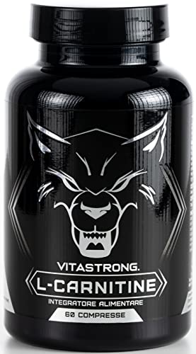 CARNITINA Quema Grasas Potente Vitastrong | L-Carnitina pura al 100% | Para el Entrenamiento Mejora Energía y Resistencia | Made in Italy di Alta Qualità