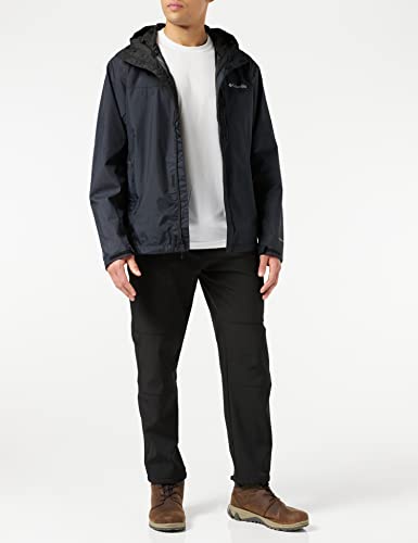 Columbia Pouring Adventure II , Chaqueta impermeable Hombre, Negro (BLACK), XL