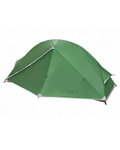 COLUMBUS Tienda de Campaña Ultra 1 XL | Tienda de Campaña Ultraligera para 1 Persona. Impermeable, Compacta, Rápida de Montar y Muy Técnica. Ideal para Travesía - Color Verde - Peso 1,4 kg