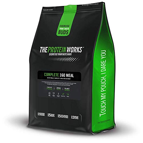 Complete 360 ​​Meal | Crema de Vainilla | Nutricionalmente Equilibrado | 100% vegano | Comida rápida y asequible | THE PROTEIN WORKS | 1kg
