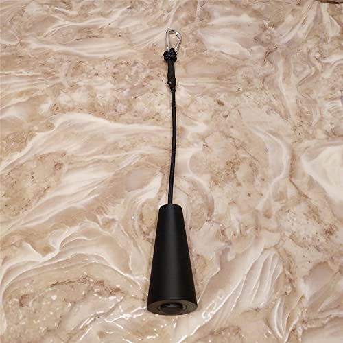 Cuerda de tríceps de 1 par, cuerda máquina cable extracción, accesorio cable antideslizante, diseño cono, cuerpo nylon premium, mango trenzado, equipo anti-óxido, latino Lat,para ejercicios antebrazos