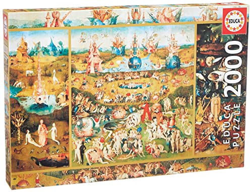 Educa - El Jardín de Las Delicias Puzzle, 2000 Piezas, Multicolor (18505)