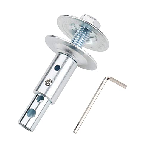 Extensión del eje del eje 1/2 "y 5/8" / Adaptador de eje roscado del eje del motor para pulir ruedas de rectificado / Ajuste para amoladora de banco - 1 paquete