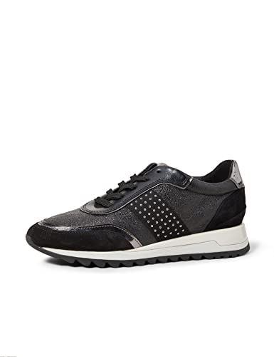 Geox D TABELYA A Zapatillas Mujer, Negro (Black), 39 EU