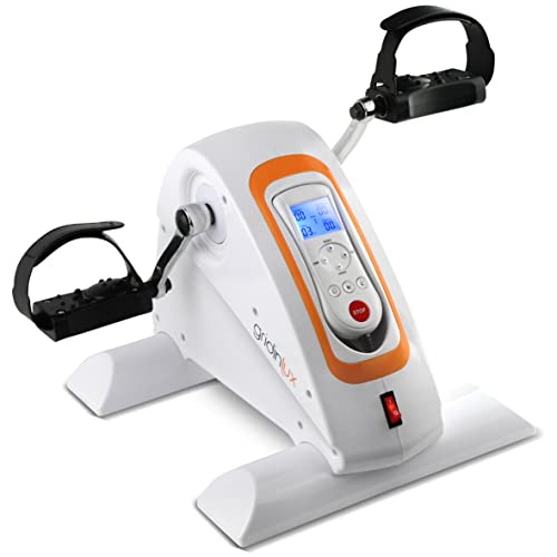 GRIDINLUX | Pedaleador Eléctrico | Small FIT Pro | Gimnasia Pasiva | Automático y Manual | Mando a Distancia | 4 Velocidades | 6 Modos