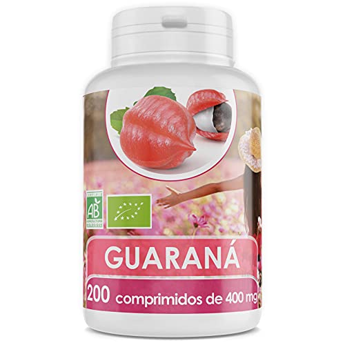 Guarana Orgánico - 400 mg - 200 comprimidos