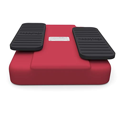 Happylegs - Ejercitador de Gimnasia Pasiva Piernas | La Máquina de Andar Sentado Perfecta para Rehabilitación y las Piernas Cansadas | Mejora la Circulación (Rojo)