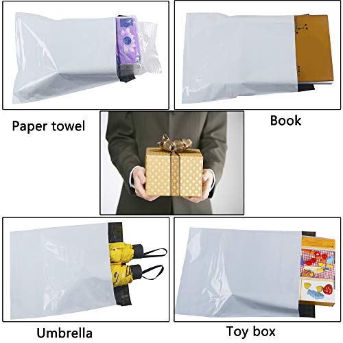 HVDHYY Bolsas para Envíos Paquetes por Correo Sobres para Envios Postal Bolsa de Plástico Blanco Mixto 100pcs C5 A4 B4 A3 para Envíos Postales Autoadhesivas para Prendas Textiles Nuevo Material