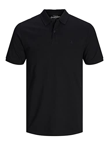 Jack & Jones Jjebasic Polo SS Noos, Negro (Black), L para Hombre