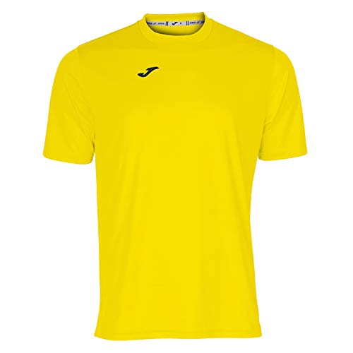 Joma Combi Camiseta Manga Corta, Hombre, Amarillo, 2XL-3XL