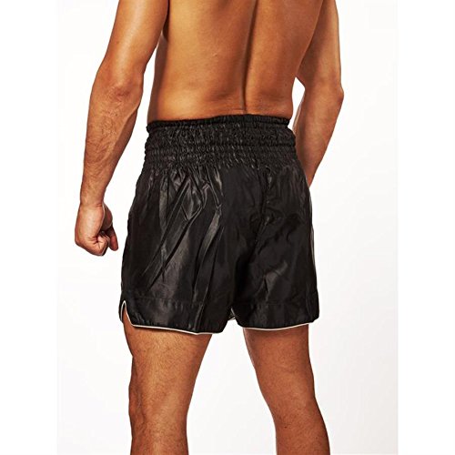 Leone 1947 AB766 Pantalones Cortos de Kick-Thai, Unisex – Adulto, Negro, XL