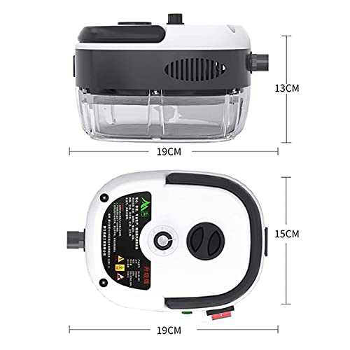 Limpiador A Vapor De Alta Presión Y Alta Temperatura, Máquina De Limpieza a Vapor Portátil De 2500W Para Cocina, Inodoro, Asiento De Automóvil, Pisos 110-220V,Blanco