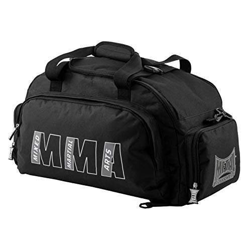 METAL BOXE Sac A Dos MMA Mochila con Tirantes o Bolsa clásica con Asas y Bandolera, Unisex Adulto, Negro, Talla única