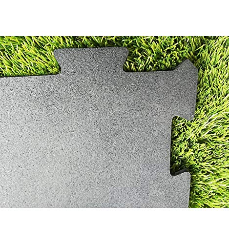 Mugar-Loseta caucho para gimnasios 100x100cm 6mm Negra