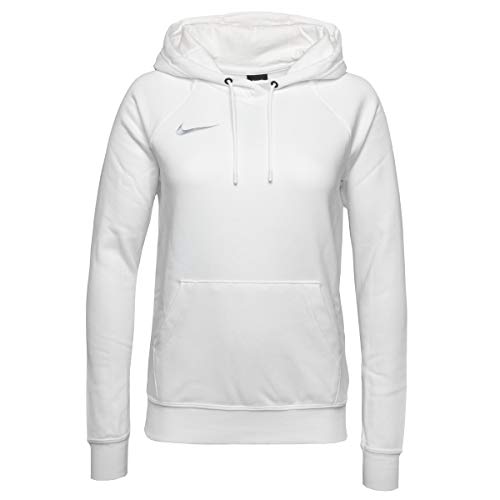 NIKE Sudadera Park 20 para Mujer, Mujer, Capucha, CW6957, Blanco/Blanco/Gris Lobo, M