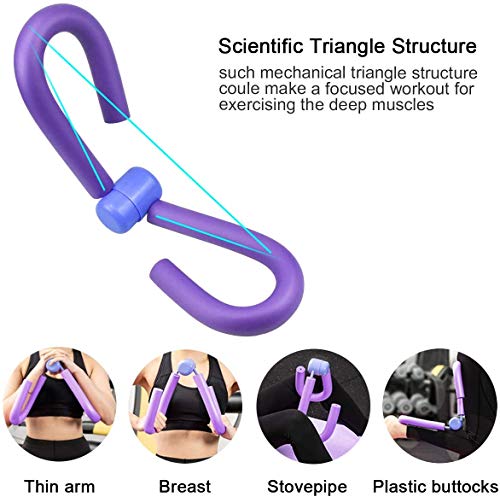 Pinsheng Ejercitador de Muslos, Entrenador de Muslos Multifuncional para Brazo/Muslo/Pierna Body Shaping Fitness, Muslo Master para Gimnasio Yoga Entrenamiento