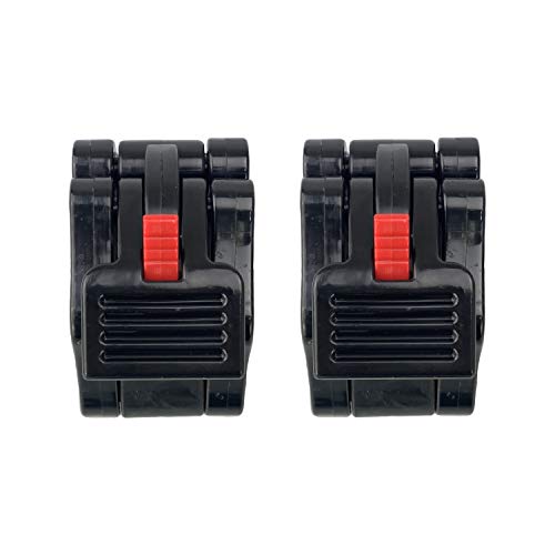 PROTONE Abrazaderas de barra olímpica de 2 "/ 5 cm para adaptarse al cuello de barra de 28 mm - con función de liberación rápida - negro
