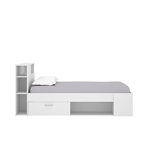 Rimobel Lanka Cama Nido, Melamina, Blanco, 90 x 190 cm
