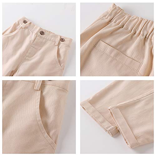Ropa para NiñOs PequeñOs Conjuntos de Ropa para NiñOs Conjunto de Traje para NiñO Tops Rosas + Pantalones con Tirantes Estampados de Estrellas + Pajarita 12-18 Meses