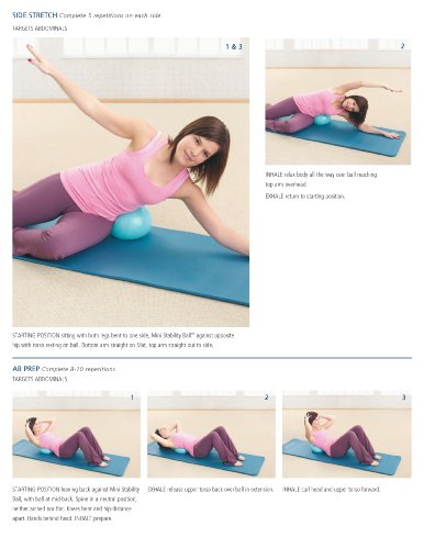 STOTT PILATES Mini Bola de Estabilidad (Naranja), 30 cm