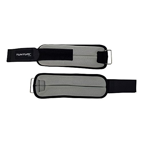 Tunturi 14TUSCL240 Lastres Muñecas, Unisex Adulto, Gris, 2 x 1 kg