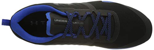 Under Armour UA TriBase Thrive, Zapatillas Deportivas para Interior Hombre, Negro (Black/Versa Blue/Pitch Gray), 42 EU