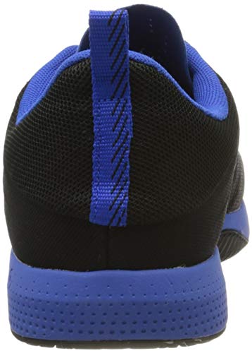 Under Armour UA TriBase Thrive, Zapatillas Deportivas para Interior Hombre, Negro (Black/Versa Blue/Pitch Gray), 42 EU
