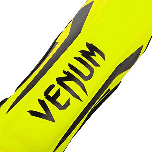 VENUM - Protector Tibias Infantil Elite, Niño, VENUM-03235-014-M, Fluo/Jaune, FR: M (Talla del Fabricante: M)