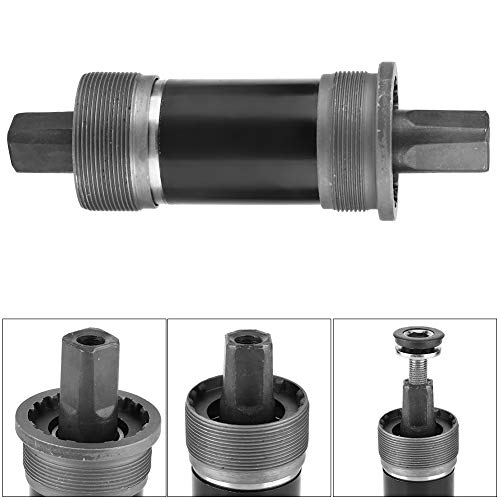 VGEBY1 Soporte Inferior de Bicicleta, 5 Tamaño Agujero Cuadrado Eje Bicicleta Cuadrado Husillo cónico Manivela para 68mm Marco Shell Accesorio de Ciclo(68X120L)
