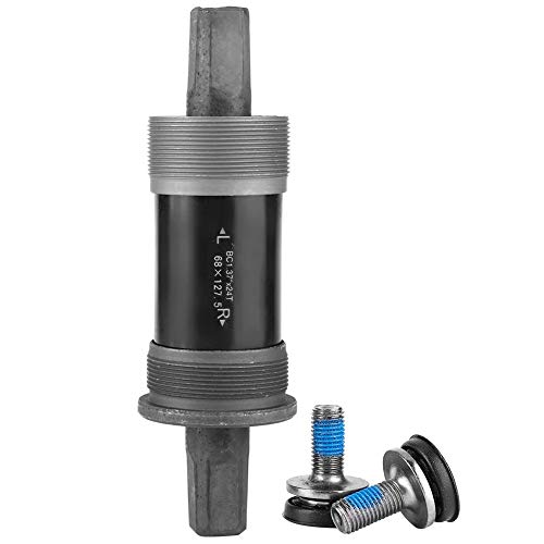 VGEBY1 Soporte Inferior de Bicicleta, 5 Tamaño Agujero Cuadrado Eje Bicicleta Cuadrado Husillo cónico Manivela para 68mm Marco Shell Accesorio de Ciclo(68X120L)