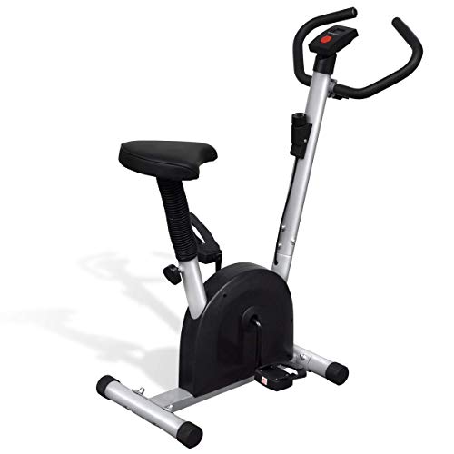 vidaXL Bicicleta Estática Ejercicio con Sillín Bici Máquina de Cardio Gimnasio