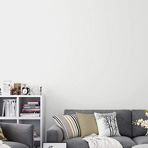 Vinilo Decorativo Autoadhesivo Mate Cocina Dormitorio Vinilo Papel Pintado Pared Adhesivo para Pared Puerta Muebles 60X300cm (blanco)