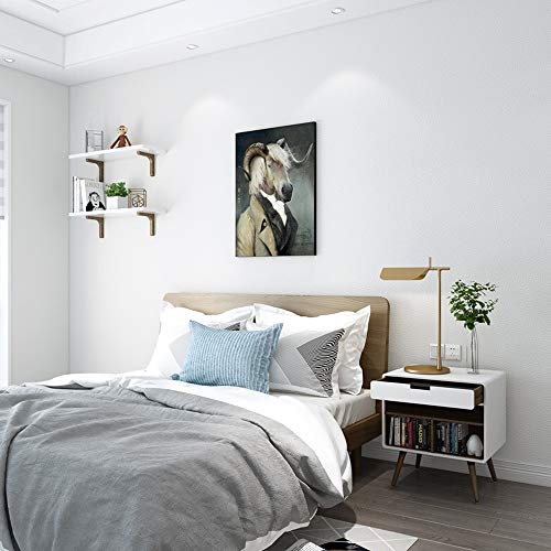 Vinilo Decorativo Autoadhesivo Mate Cocina Dormitorio Vinilo Papel Pintado Pared Adhesivo para Pared Puerta Muebles 60X300cm (blanco)
