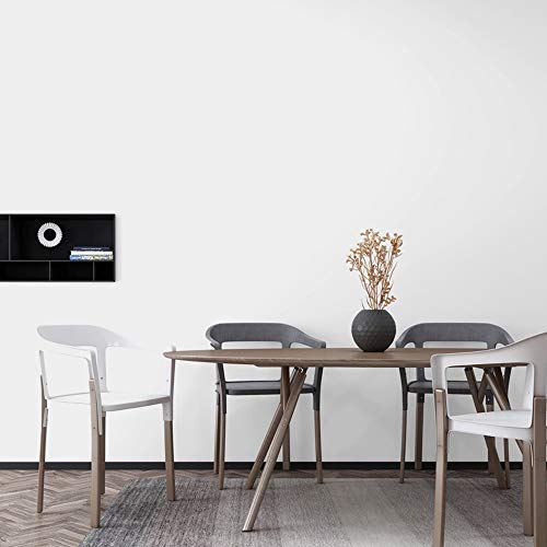 Vinilo Decorativo Autoadhesivo Mate Cocina Dormitorio Vinilo Papel Pintado Pared Adhesivo para Pared Puerta Muebles 60X300cm (blanco)