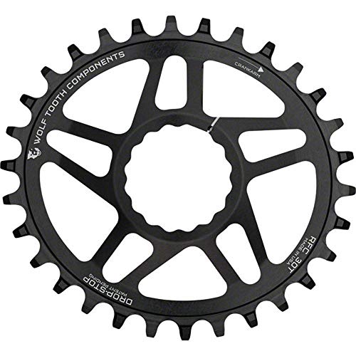 Wolf Tooth Monoplato Oval Race Face Cinch Negro 32 Dientes