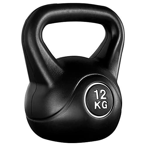 Yaheetech Kettlebell de Hormigón Pesa Rusa 12 kg Culturismo en Casa Gimnasio Deporte Interior Exterior