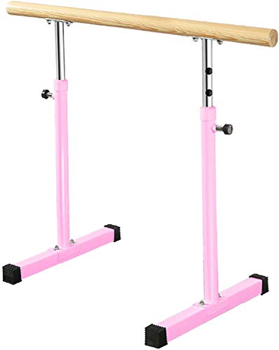 YUXO Barra de Ballet de Pie para Casa Salón de Baile de Altura Ajustable, palancas de práctica, Barra de Ballet de Baile Profesional, Barra Horizontal móvil para Adultos y niños Barra de Danza/GIM
