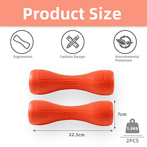 ZERRO Pesas y Mancuernas Antideslizantes Impermeables Mancuernas Set 2x1kg,2x1,5kg,2x2kg,Mancuernas Mujer, para Fitness, Gimnasio, Pilates, Entrenamiento Muscular